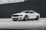 Ford Mustang on Vossen Wheels (LC-104T) 2017 года